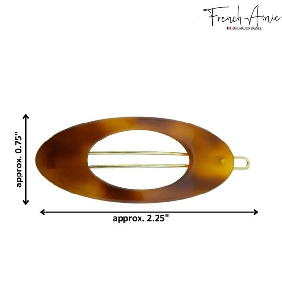 Small Celluloid Hair Clips Tortoise Shell 2 Pcs Women\'s Hair Accessories main image 6